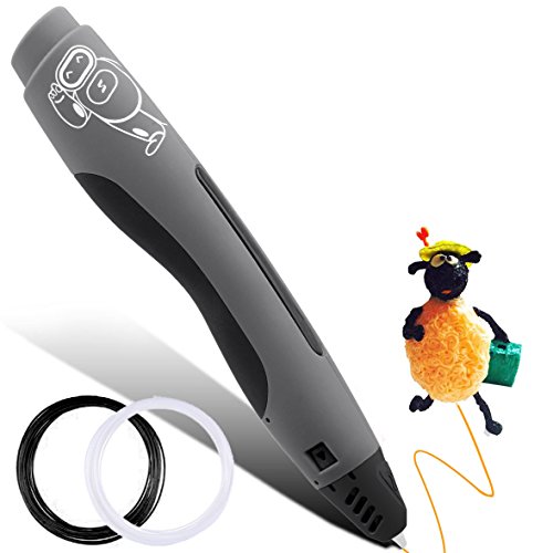 ACTOPP 3D Stift 3D Druckstift Pen Drucker Stift Keine Verstopfung für 3D Zeichnungen zur Erstellung von Stereoscopic Printing Zeichnungen von Hand Geschenk Spielzeug