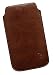 Produktbild Schutz-Tasche passend fuer Samsung Galaxy S5 und S5 Neo, Pull-tab Handy-Huelle herausziehbar, Etui genaeht mit Rausziehband, duenne Tasche mit exklusivem Motiv Adler Z Braun