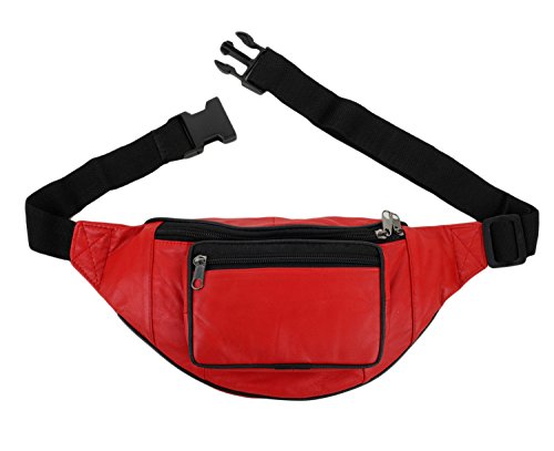 K London Stylish Real Leather Waist Bag Elegant Style Travel Pouch Passport Holder with Adjustable Strap(11700) (Orange Red) RS.329 (82.00% Off) - Amazon