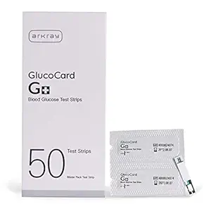 Arkray Glucocard G+ Blood Glucose Test Strips | Individually Packed | Pack of 50