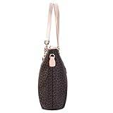 Coofit Damen Leder Handtaschen Umhängetasche Schultertasche Schulter Hobo Set - 4