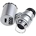Shopee Smallest 60x Microscope 2 LED Eye Lens Mini Magnifier Loupe with...