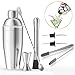 Produktbild HEMCER Cocktailshaker Edelstahl, 750 ml Premium Edelstahl Bar Cocktailset : Professioneller Cocktail Shaker, Martinishaker, Mixer mit Sieb, Messbecher, Barlöffel, Ausgießer, Eiszange, Barstößel.