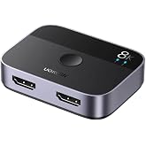 UGREEN 8K HDMI 2.1 Switch 2 In 1 Out HDMI Switcher HDCP 2.2/2.3'&uuml; destekler, PS5, Xbox vb. ile uyumludur