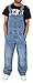 Produktbild Peviani Herren Damen Cargo Beutel Locker Passung Latzhose Einteiler Time Latzhose ist Overall Geld - Dunkelblau, L=W38-W40-UK18 - R-33