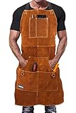 ✔️ WAS AUCH IHR BERUF IST, IST DIE WELDINN-SCHÜRZE FÜR SIE - Sind Sie Schweißer? Widmen Sie sich der Schmiede? Vielleicht bist du ein Teilzeit-Büchsenmacher? Oder sind Sie einfach nur ein Amateur, um Ihre eigenen Messer oder Werkzeuge herzustellen? Finden Sie in unserer Schürze den besten Verbündeten für schwere Aufgaben.