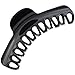 Ebuni | Long Jolie 13cm French Hair Claw - Black