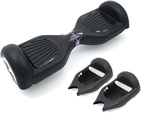 Jansroad Full-Body Silicone Protector Case Cover for 6.5 inch Smart Two Wheels Self Balancing Electric Scooters, Easy Install And Clean (Black)