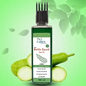 Cold Pressed Export Quality Bottle Gourd(Lauki) Hair Oil for Boost Healthy Hair Growth