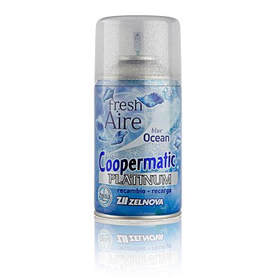 Recambio Spray Zelnova Coopermatic Platinum Aire Fresch Blue Ocean 250ml