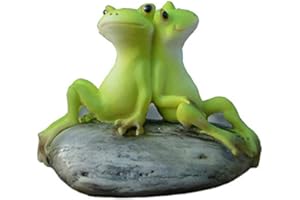 Gemmia Figurine Grenouille Fée Jardin Miniature- Mini Figurine Grenouille d'amour(Voir la Taille)