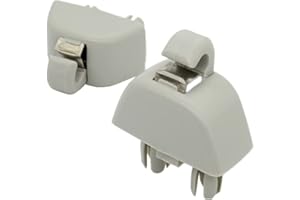 YouNaiEr Compatible for Inner Sun Visor Hook Clips Bracket 2pcs Compatible for VW Volkswagen Passat Polo Up Au-di A6 C6 05-13 Skoda Citigo Rapid Seat MII, Multi-colored