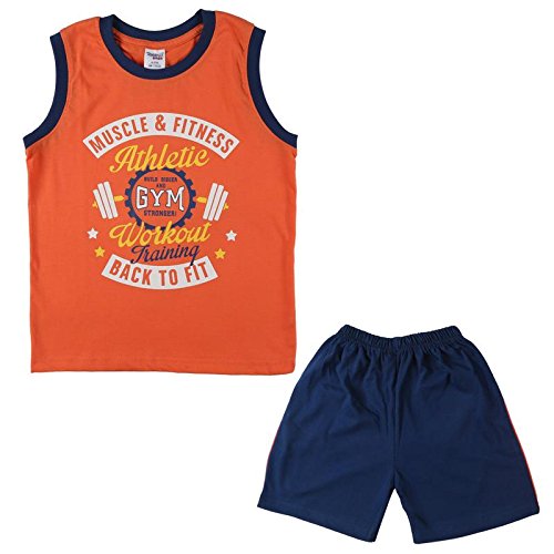 LK Vyapaar Kids Cotton Orange Tshirt Pant Set Boys Girls 2-5 Years RS.299 (70.00% Off) - Amazon
