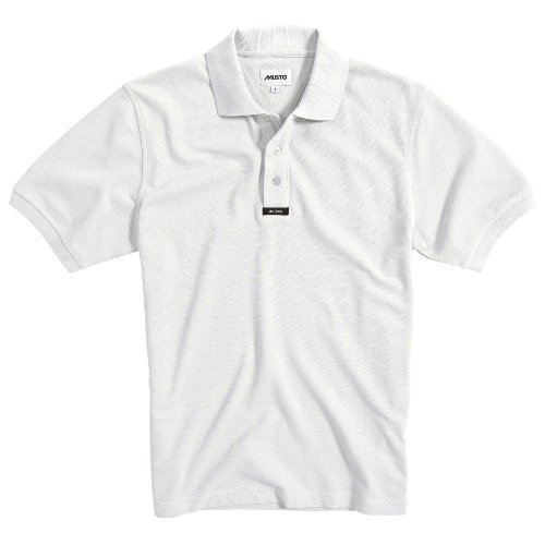 Preisvergleich Produktbild Musto Herren Polo Shirt Klassik Kurzarm (Medium) (Weiß)