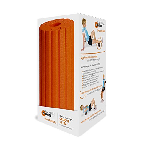Blackroll Orange Groove ULTRA (Das Original) DIE Selbstmassagerolle – inkl. Übungs-DVD, -Poster und -Booklet - 4