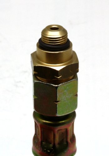 Adapterschlauch US II – Propanflasche 5/11Kg ersetzt die Schraubkartusche mit Euroventil - 3