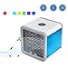 Produktbild Mini Haushaltsluftkühler, Air Cooler Klimagerät Klima tragbar Luftkühler Tischventilator USB Kühler 7 Farben Mobile Klimageräte Luftbefeuchter für Home Office Auto im Freien