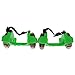 Generic Colorful Youth Roller Skates Pulley Kids Flash Runaway Wheels Heel Adjustable - green RS.1000.00