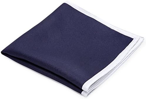 LXF Handkerchiefs Pocket Square Handkerchief Men's Suits Accessories Chestpiece White Blue(30 * 30cm) ( Color : Blue )