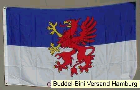 Pommern Flagge Großformat 250 x 150 cm wetterfest Fahne