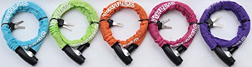 FAHRRADSCHLOSS PANZERSCHLOSS fein bunt 15×900 mm 7182 - 2