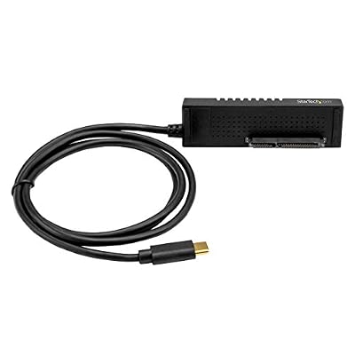 StarTech.com USB 3.1 SATA - Adaptateur USB-C SATA - pour HDD/SSD SATA 2,5"/3,5" - 10 GB/s - Câble Adaptateur Disque Dur - USB vers SATA