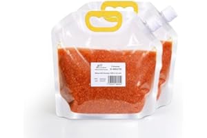 DeseCamen - Gel de sílice naranja con indicador de saturación - Absorbedor de humedad - reutilizable - libre de DMF - no tóxico - bolitas desecantes - Deshumidificador (1-3mm 2 KG)