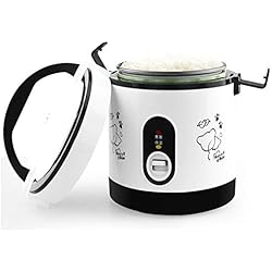 Pot de dortoir étudiant 1.2l Portable Mini Cuiseur À Riz Petit 2 Couches Cuiseur Vapeur Multifonction Cuisson Pot Isolation Électrique Chauffage Cuisinière