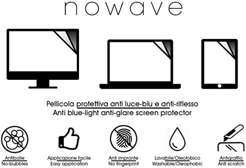 NOWAVE Screen Protector for Monitor/PC/Laptop. THE ONLY ONE that is Anti Blue Light and Anti Glare! Matte Film Prevents Glare and Visual Fatigue Display. Easy Application. No bubbles