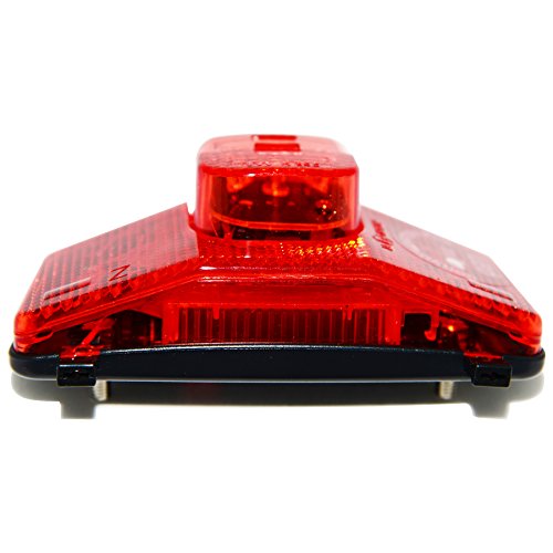 EUGAD Fahrrad Rücklicht mit integriertem Standlicht LED Reflektor für Dynamo FZU1415 - 2