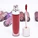 ROPALIA 15 Colors Matte Nude Lip Gloss Scrub Bottle Non-stick Cup Cosmetic Lipstick