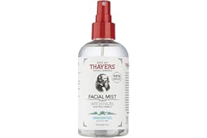 ‎THAYER'S Thayers Mildes Hamamelis Unparfümiert Gesichtswasser-Spray mit Bio Aloe Vera – strahlkraft & verengt poren - ohne tiergrausamkeit - ohne alkohol - vegan - 98 % natürliche inhaltsstoffe - 237 ml