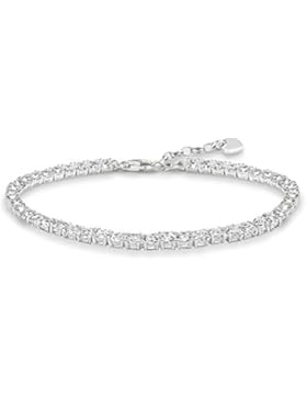 Thomas Sabo Damen-Armband Glam & Soul 925 Sterling Silber Länge von 16 bis 19.5 cm A1484-051-14-L19,5v