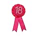 Produktbild Glitter Geburtstag Rosette Abzeichen Brosche Award-Band Geburtstag Party Kostüm - Rose 18