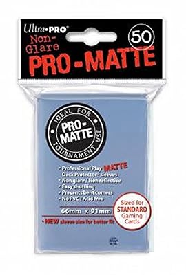 Ultra Pro Accessoires - Protèges Cartes - Sleeves Ultra-pro Standard Par 50 Transparent Matte