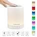 Price comparison product image Bluetooth Music Speaker,Portable Dimmable Smart Touch LED Night Light Muisc Player/Hands-free with TF Card and USB Charging,3 Lever Brightness,7 Color Changing