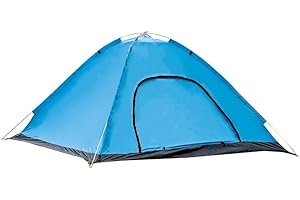 QASIMOF Tenda Campeggio 2 Posti, Tenda da Campeggio Automatica Igloo, da Festival, Impermeabile, per Outdoor, Trekking, Viaggi, Escursionismo
