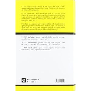 Diccionari de sinònims Franquesa (Diccionaris Complementaris, Band 7)
