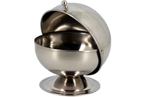 THEKITCHENETTE SUCRIER BOULE Ø 13CM TYPE BISTROR EN ACIER INOXYDABLE