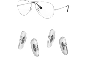 HiCycle2 Ray-Ban Lot de 2 paires de plaquettes de nez de rechange pour lunettes de soleil Aviator RB3025 RB3539 RB3026 RB3447 RB4263 RB3548 RB3716 RB3816 RB3548N