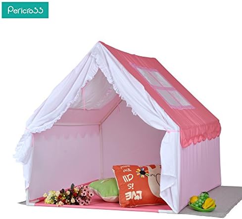 Pericross Princess Style Castle Tents Large Space Kids Cottage Playhouse