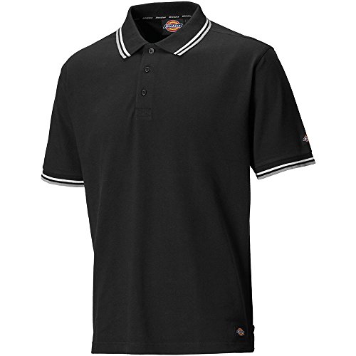 Dickies de Polo Camiseta River Ton, Negro, SH2001 BK M