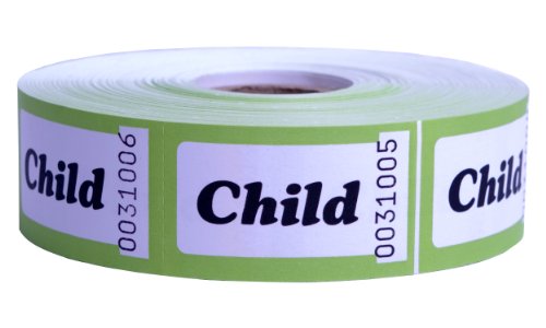 Preisvergleich Produktbild Eintrittskarten-Rolle, Kind