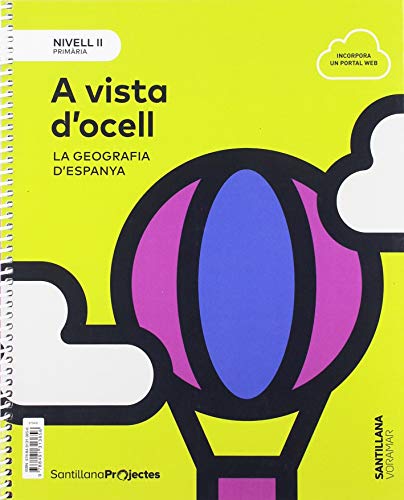 Nivell ii pri a vista d'ocell la geografia d' espanya