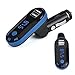 Produktbild Cooljun FM Transmitter Wireless FM Transmitter MP3-Player, Freisprecheinrichtung USB-TF-SD-Fernbedienung for iOS und Android (Blau)