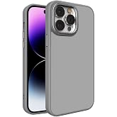 Coverzone İphone 12 Pro Max ile Uyumlu K&ouml;şe Korumalı Buzlu Saydam Metal &Ccedil;er&ccedil;eveli &ndash; Darbeye Dayanıklı, Kamera Korumalı, Mat A