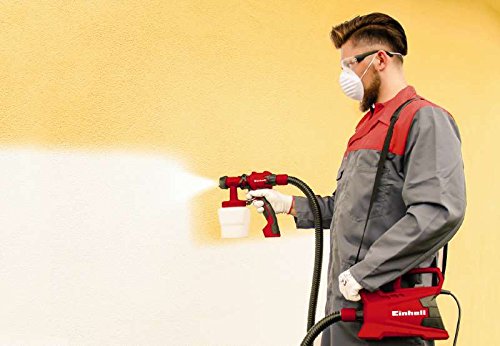Einhell Elektrisches Farbsprühsystem TC-SY 600 S (600 W, Behältervolumen 800 mL, Halb-Stationär, abnehmbarer Sprühkopf, Softgriff) - 7
