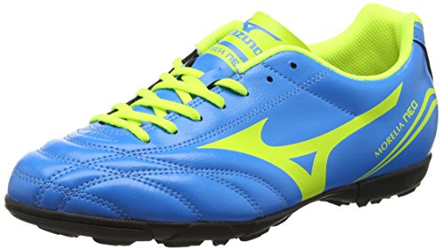 MizunoMorelia Neo Cl as - Scarpe da Calcio uomo , Blu (Blue (Diva Blue/Safety Yellow)), 41