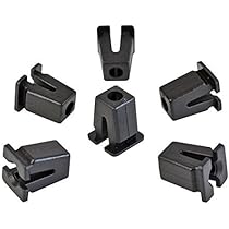 50 Auto-Spreizmuttern Aus Kunststoff - Einfacher Einbau Für 7x7mm Quadratlöcher