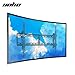 Produktbild unho Curved TV Wandhalterung Universal Curved Fernseher Halterung Schwenkbar 180° Neigbar 15° Curved Wandhalter für 26-75" LED LCD Plasma & Curved Fernseher bis 45kg, VESA Max bis 700x400mm, Schwarz